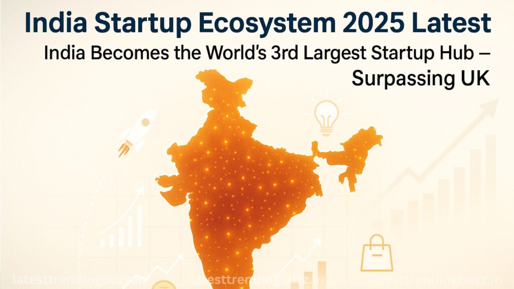 India Becomes the World’s 3rd Largest Startup Ecosystem Surpassing UK 1 India startup ecosystem 2025 latest