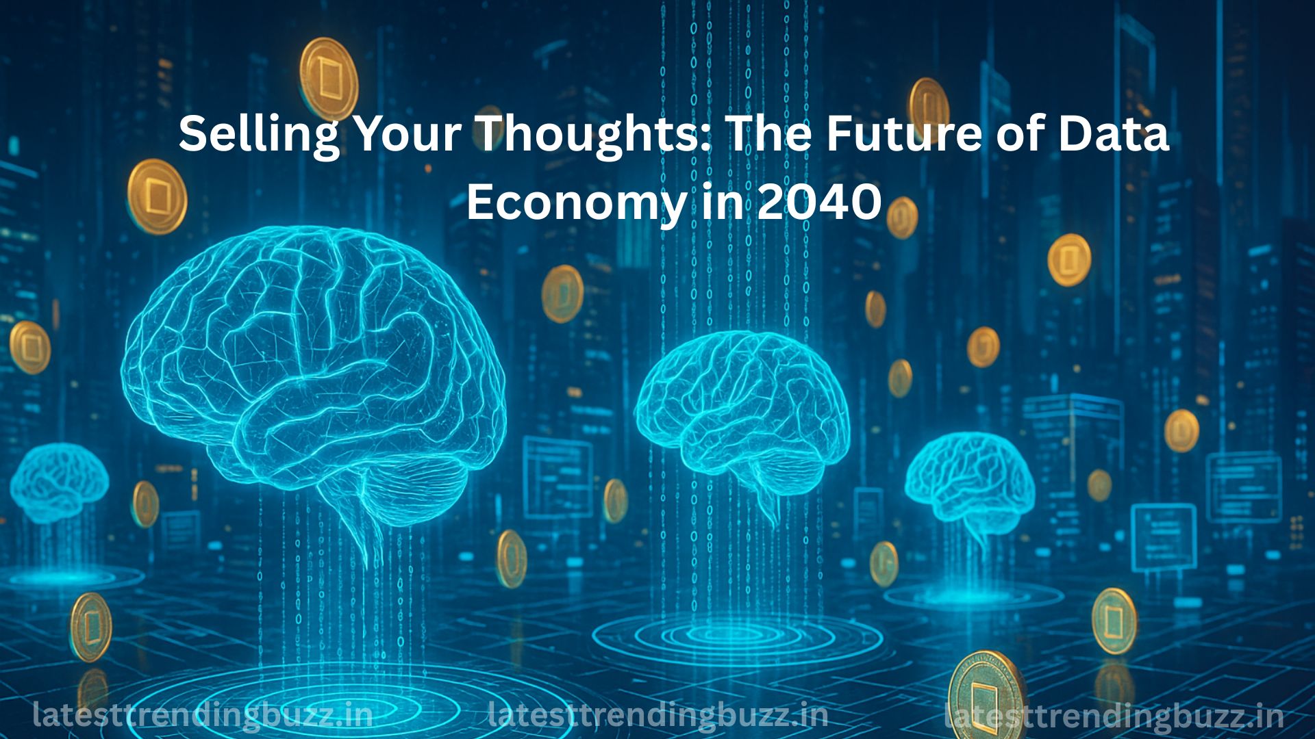 Selling Your Thoughts: The Future of Data Economy in 2040