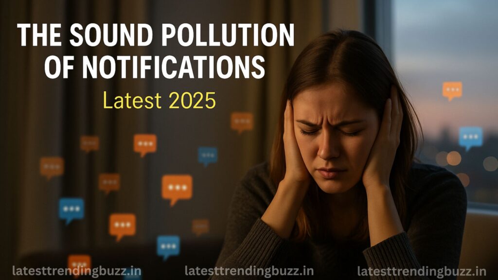 Sound Pollution of Notifications latest 2025
