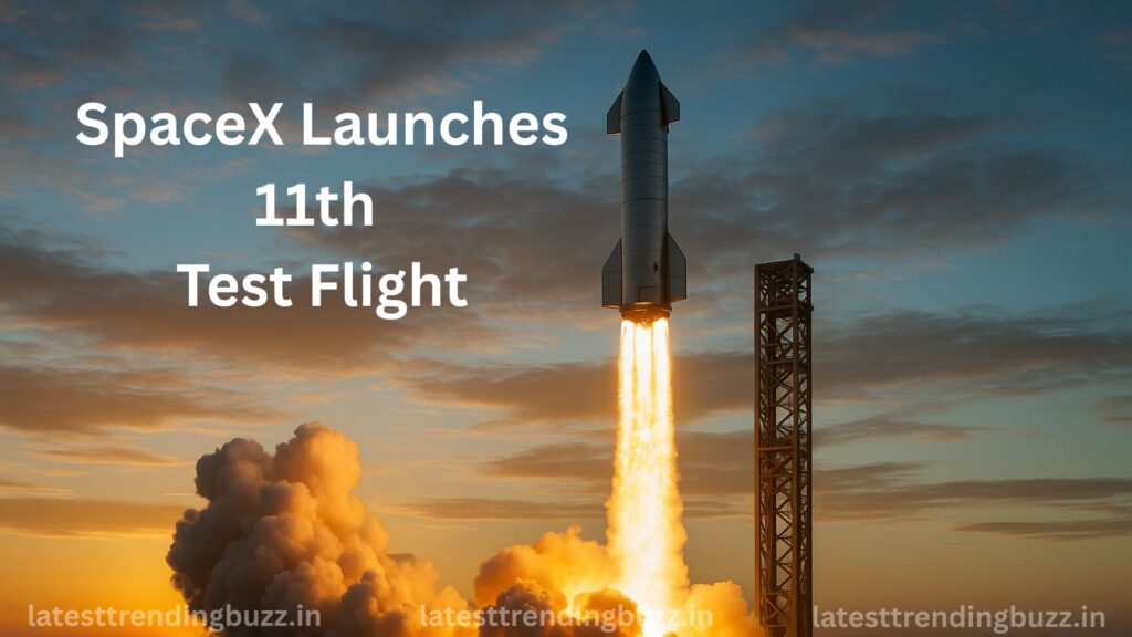 SpaceX Launches 11th Test Flight