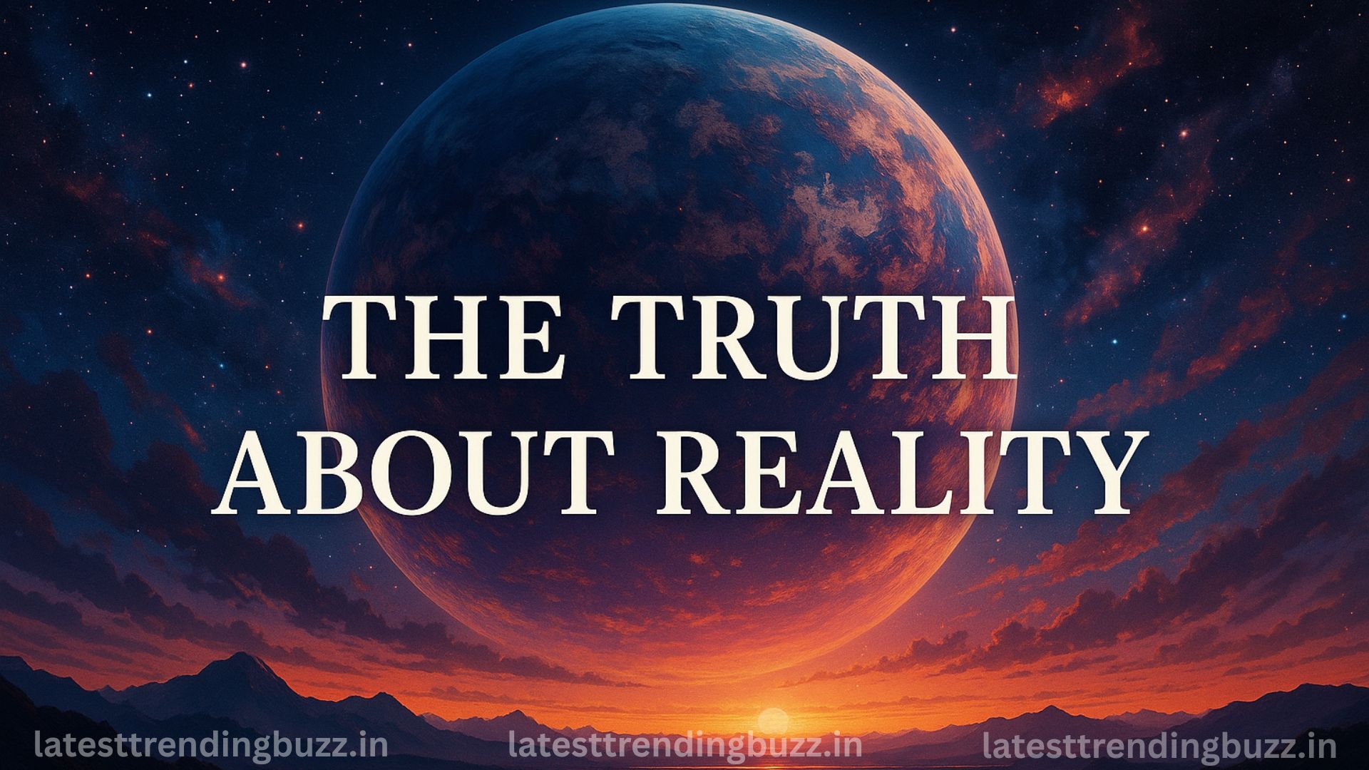 The Truth About Reality
