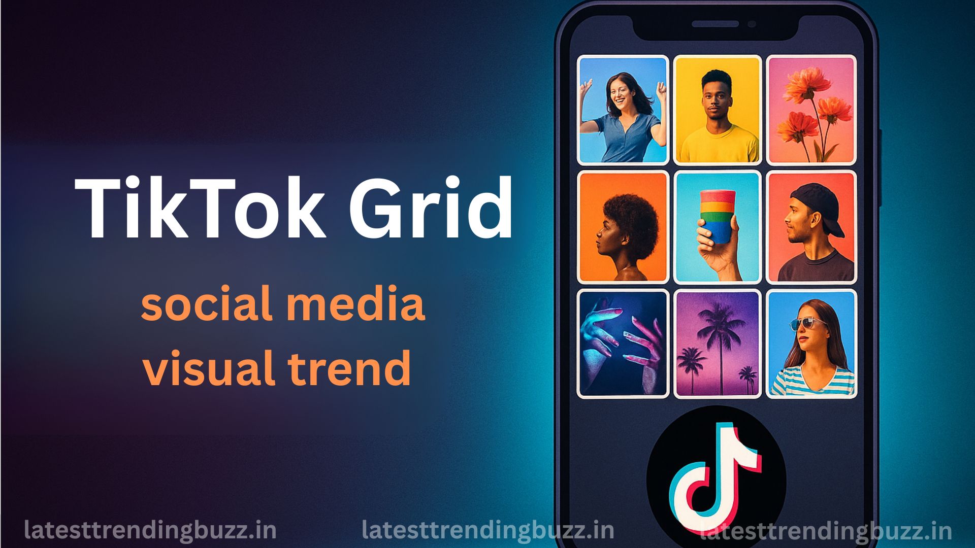 TikTok Grid social media visual trend