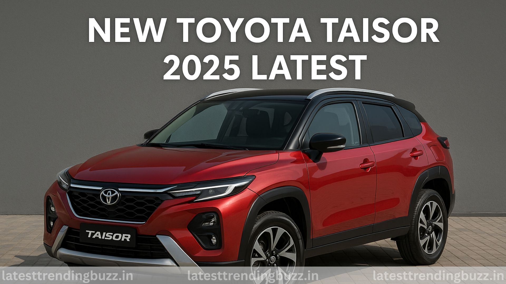 New Toyota Taisor 2025 latest
