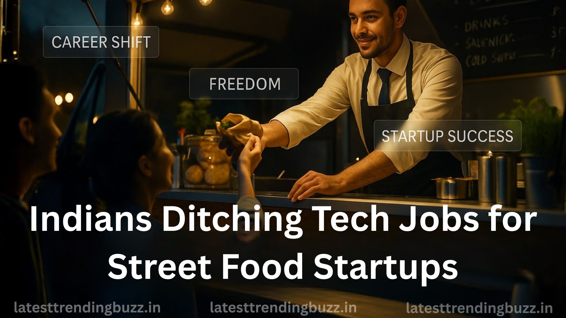 Indians Ditching Tech Jobs for Street Food Startups