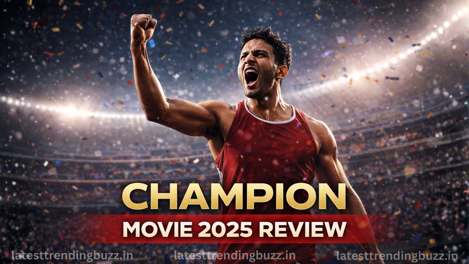 Champion movie 2025 review cast story ratings