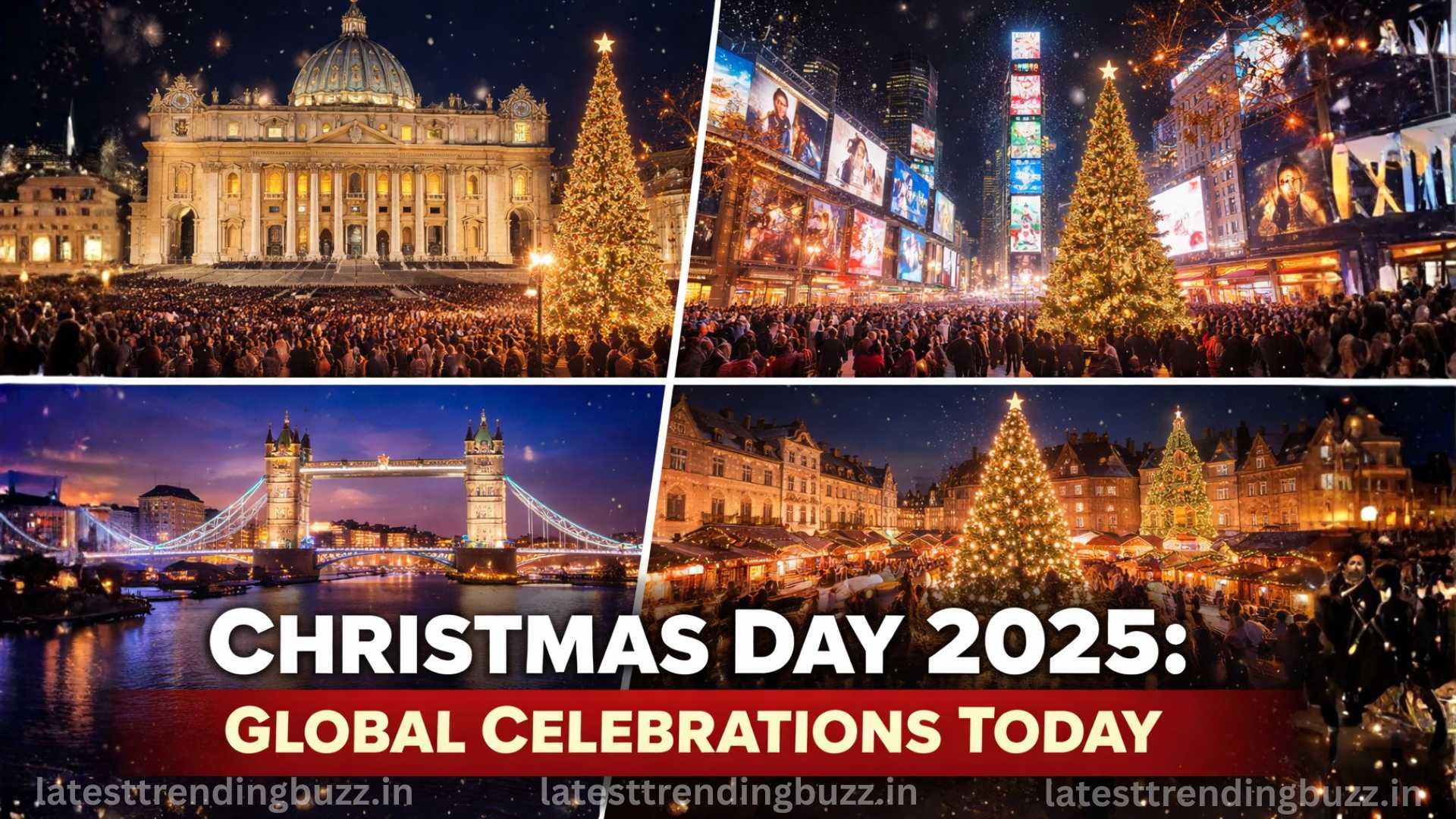 Christmas Day 2025 global celebrations today