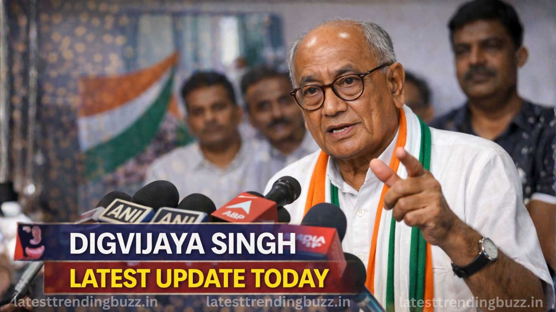 Digvijaya Singh Latest Update Today