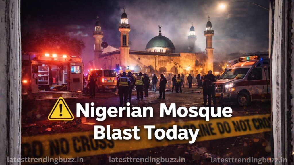 Nigerian mosque blast today casualties global reaction