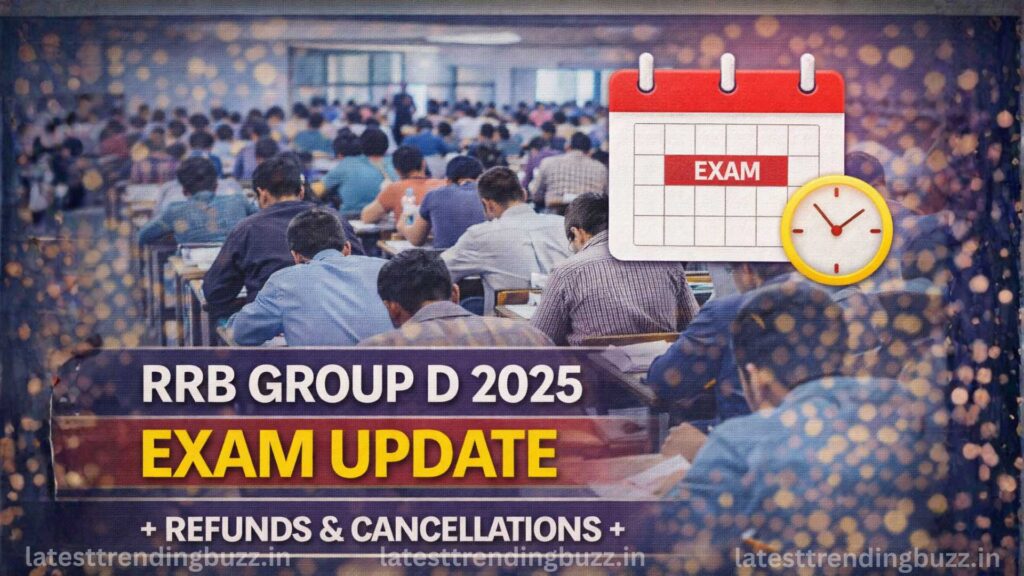 RRB Group D 2025 Exam Rescheduled