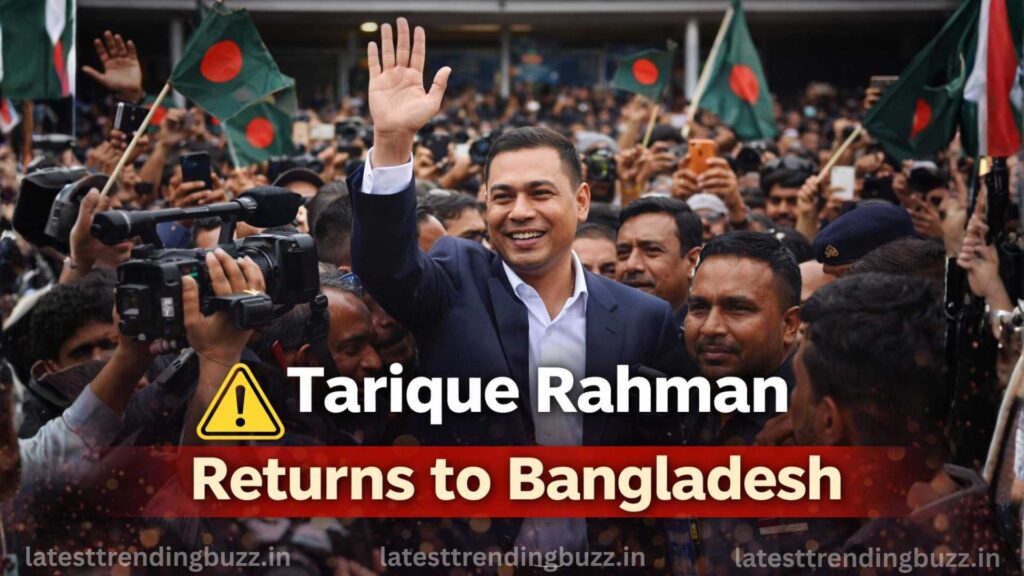 Tarique Rahman returns Bangladesh