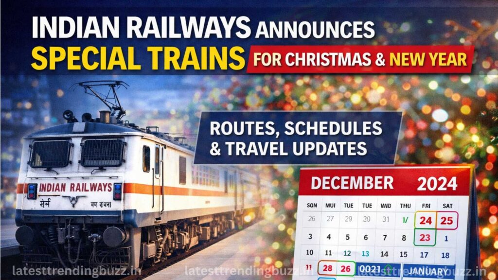 Special Trains for Christmas & New Year