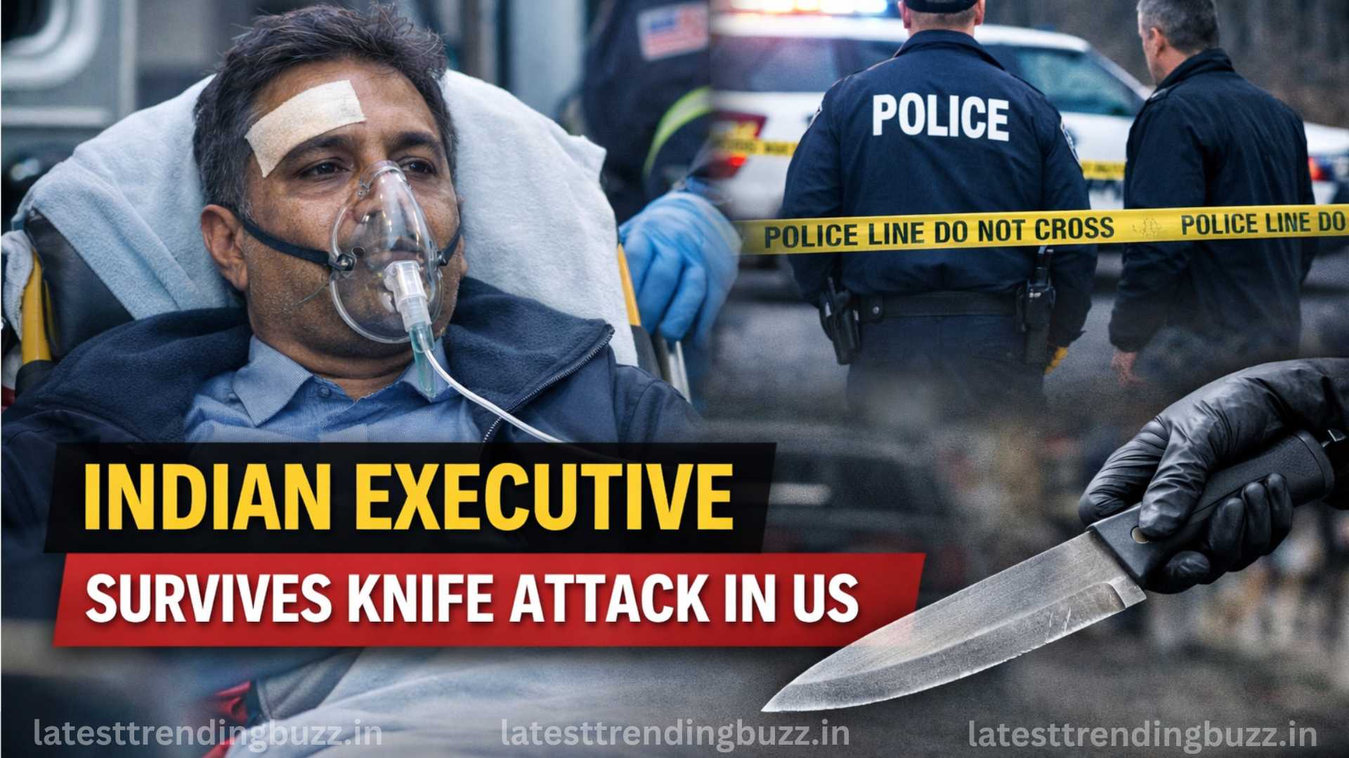Indian Executive Survives Knife Attack in US