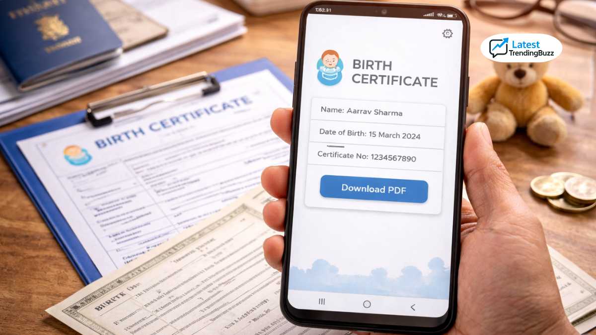 Birth certificate online apply and download India