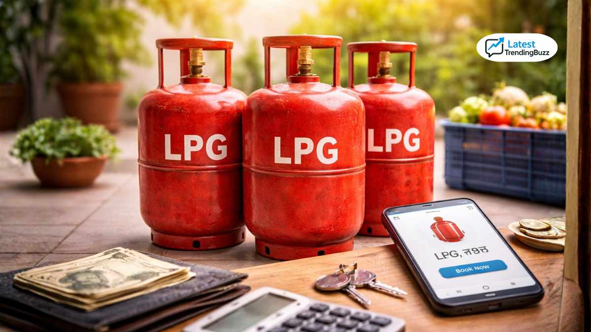 Domestic LPG gas cylinder latest price India