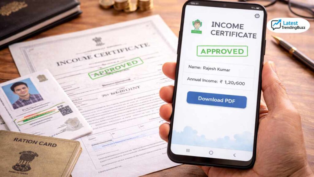 Income Certificate Download