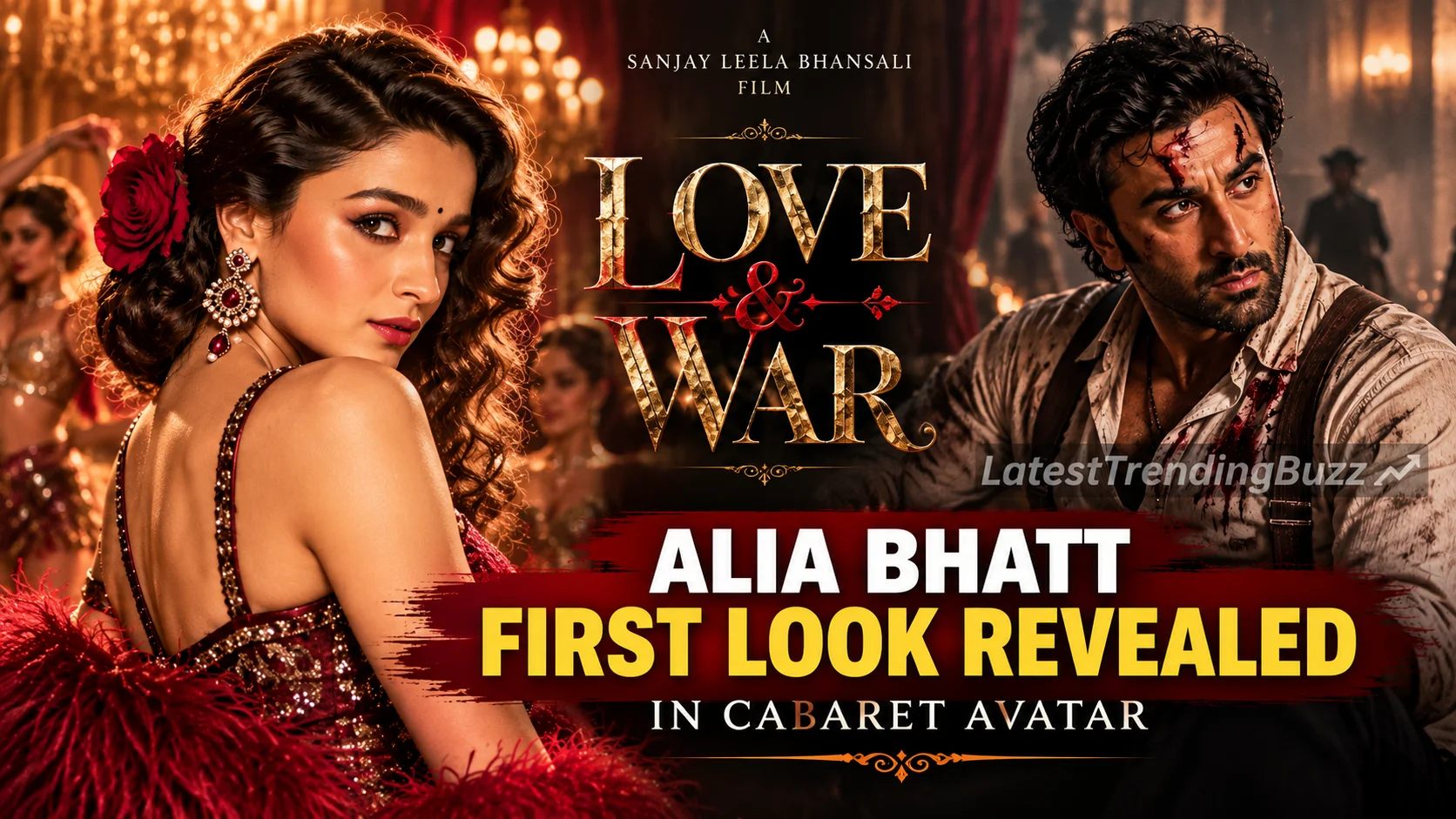 Alia Bhatt Love War first look